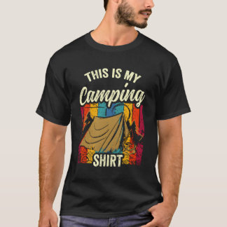 T-shirt C'est mon camping Camping Car Site de camping ami