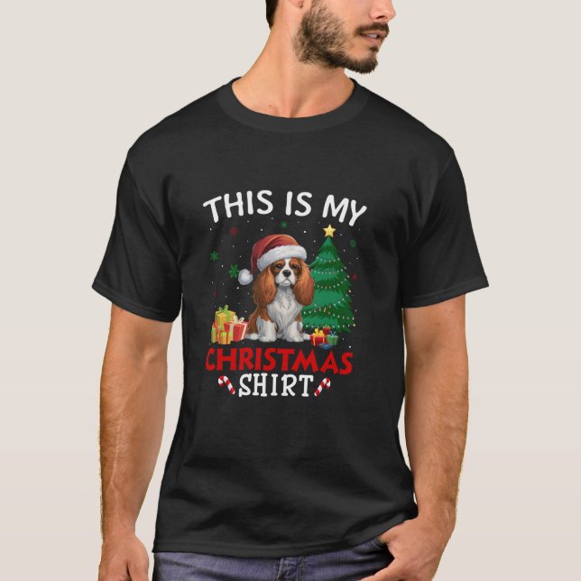 T-shirt C'est mon Cavalier King Charles Spaniel Chien Père (Devant)