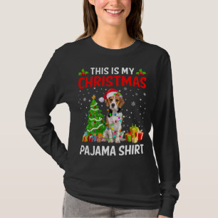 T-shirt C'Est Mon Chien Beagle De Noël, Les Lumières Du Pa
