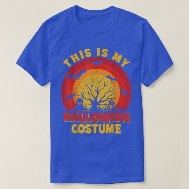 T-shirt C'Est Mon Cimetière De Costume D'Halloween  (Design devant)