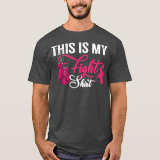 T-shirt C'Est Mon Combat Lutte Contre Le Cancer Du Sein Pi