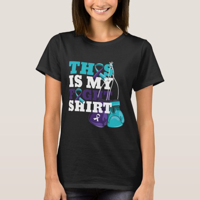 T-shirt C'Est Mon Combat Lutte Contre Le Suicide Fort (Devant)