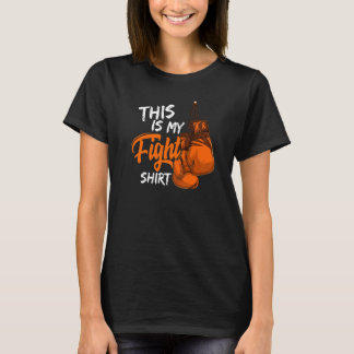 T-shirt C'est Mon Combat Sensibilisation à la leucémie Gue