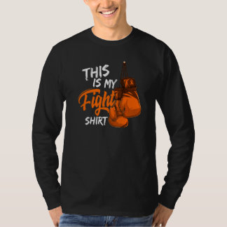 T-shirt C'est Mon Combat Sensibilisation à la leucémie Gue