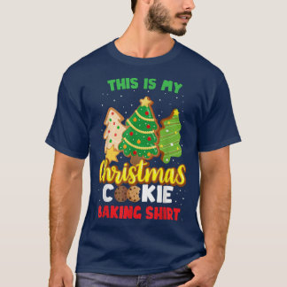 T-shirt C'Est Mon Cookie De Noël Chemise De Cuisine Arbre 