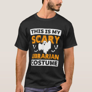 T-shirt C'Est Mon Costume De Bibliothécaire Scandaleux Fan
