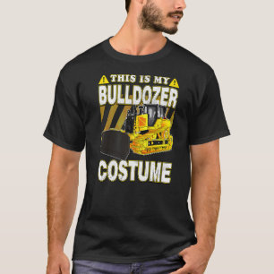 T-shirt C'Est Mon Costume De Bulldozer