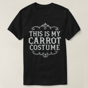 T-shirt C'est mon costume de carotte drôle et paresseux po