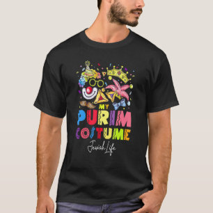 T-shirt C'Est Mon Costume De Masque Purim Drôle Festiva Ju