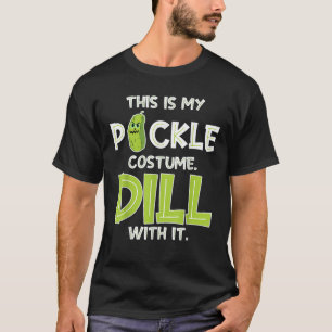 T-shirt C'Est Mon Costume De Pickle Dill Avec Il Mens Drôl