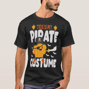 T-shirt C'est Mon Costume De Pirate Halloween Paresseux Pi