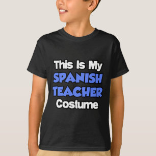 T-shirt C'Est Mon Costume De Professeur Espagnol