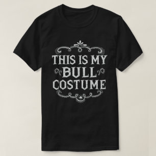 T-shirt C'est mon costume de taureau drôle et paresseux po