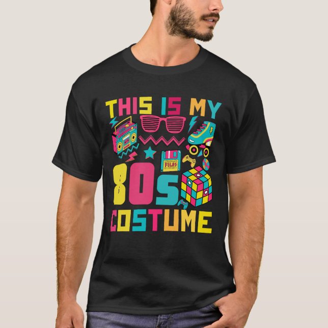 T-shirt C'Est Mon Costume Des Années 80 Fête Des Années 90 (Devant)