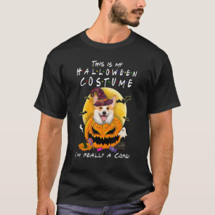 T-shirt C'est mon costume d'Halloween Je suis vraiment un