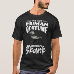 T-shirt C'est mon costume d'humain, je suis vraiment un am