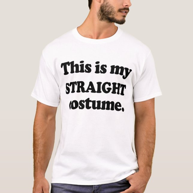 T-shirt C'est mon costume droit (Devant)