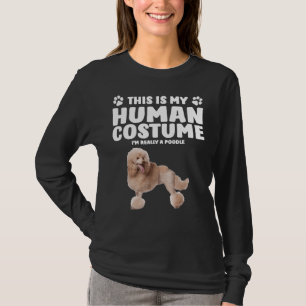 T-shirt C'est mon costume humain Je suis vraiment un canic