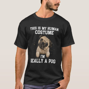 T-shirt C'est mon costume humain Je suis vraiment un Carli