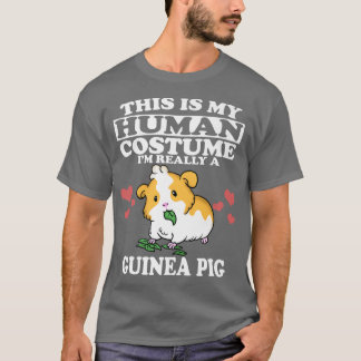 T-shirt C'est mon costume humain Je suis vraiment un cocho