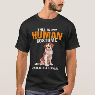 T-shirt C'Est Mon Costume Humain Je Suis Vraiment Un Homme