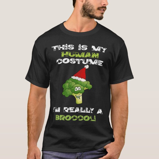 T-shirt C'est mon costume humain Je suis vraiment un Lov B (Devant)