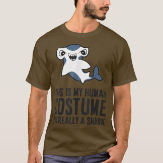T-shirt C'est mon costume humain Je suis vraiment un marte