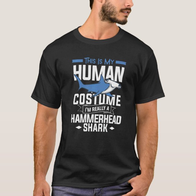 T-shirt C'est mon costume humain Je suis vraiment un marte (Devant)