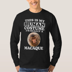 T-shirt C'Est Mon Costume Humain Je Suis Vraiment Un Moine
