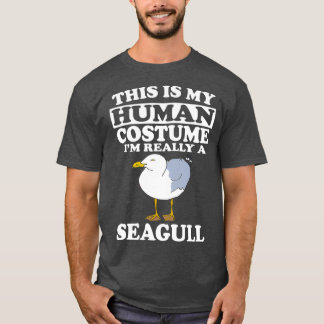 T-shirt C'Est Mon Costume Humain Je Suis Vraiment Un Mouet