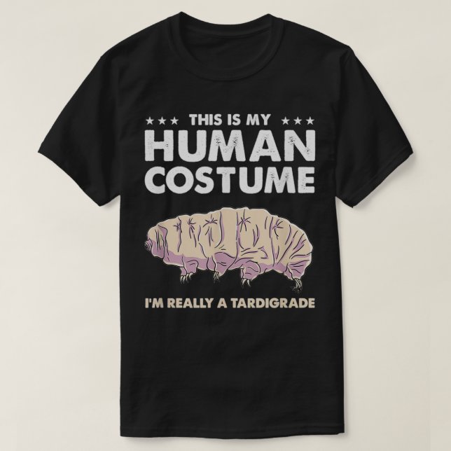 T-shirt C'Est Mon Costume Humain Je Suis Vraiment Un Tardi (Design devant)