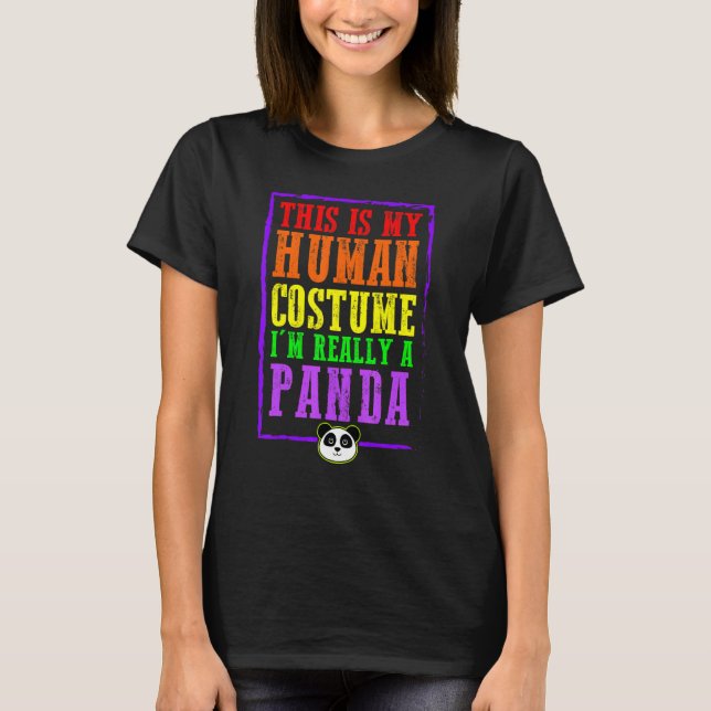 T-shirt C'est mon costume humain Je suis vraiment une hiro (Devant)