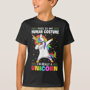 T-shirt C'est mon costume humain Je suis vraiment une sall