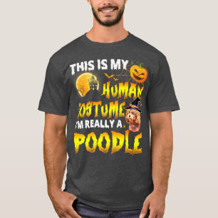 T-shirt C'est mon costume humain Je suis vraiment une sorc