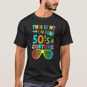 T-shirt C'est mon costume les années 50 50's Party 1950 Ha