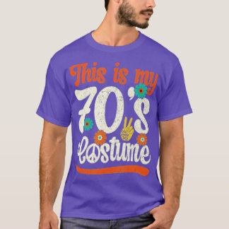 T-shirt C'Est Mon Costume les années 70, les années 70 Ten