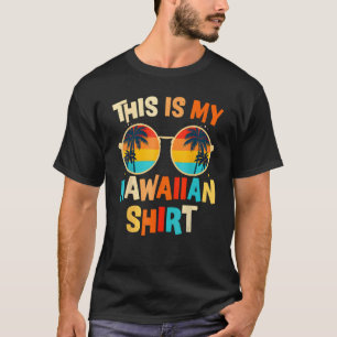 T-shirt C'Est Mon Costume Luau Tropical Hawaïen H