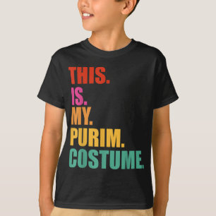 T-shirt C'est mon costume Purim drôle Juif