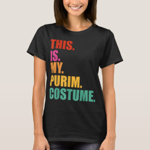 T-shirt C'est mon costume Purim drôle Juif