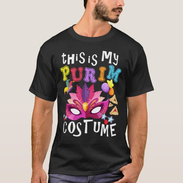 T-shirt C'Est Mon Costume Purim Juif Purim Sweatsh Cadeau (Devant)