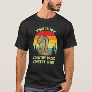 T-shirt C'Est Mon Country Music Concert Vintage Southern