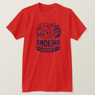 T-shirt C'est mon design de chemise pour fumer la viande