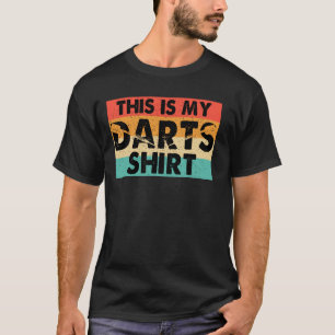 T-shirt C'Est Mon Devoir De Fosse Retro Dart Jetant Dart