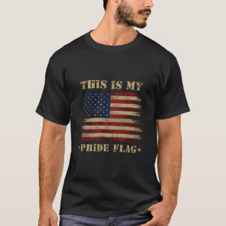 T-shirt C'est mon drapeau de fierté américain USA 4 juille