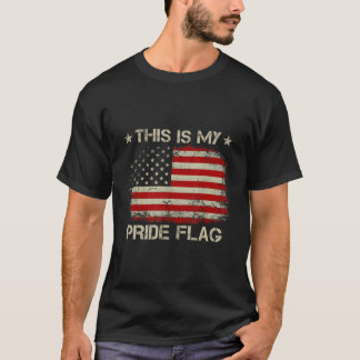 T-shirt C'Est Mon Drapeau De Fierté Nous Drapeau Américain