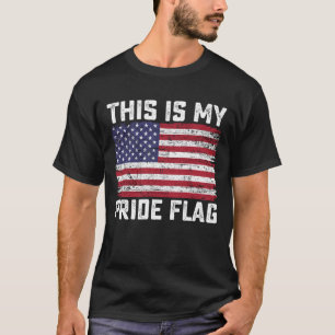 T-shirt C'Est Mon Drapeau De Fierté USA