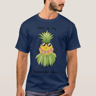 T-shirt C'Est Mon Épomme Hawaïenne Hula Danser Luau Hawai