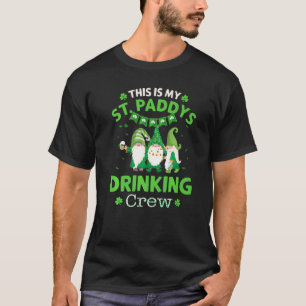 T-shirt C'Est Mon Équipage De Boissons St patrick Drôle Ir