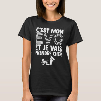 T-shirt C'est mon EVG pour hommes EVG Enterrement de vie d
