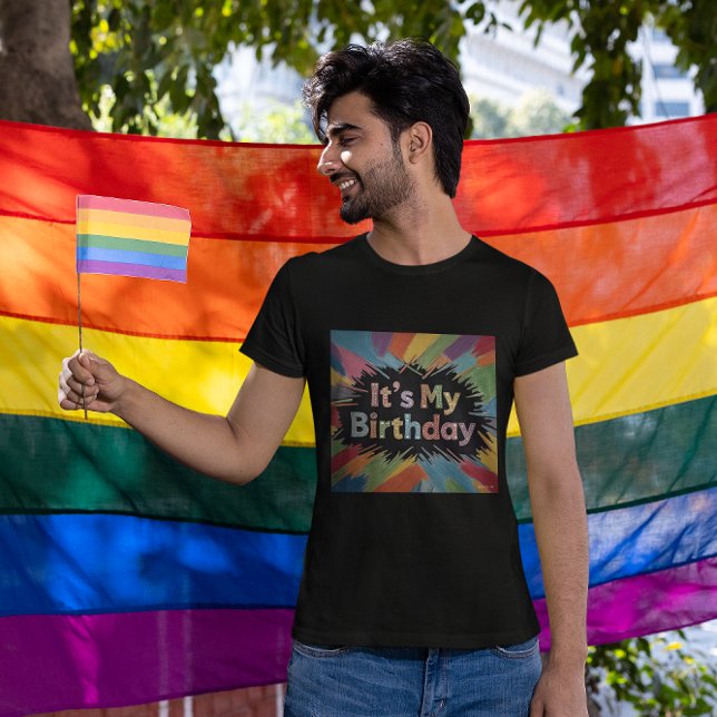 T-shirt C'est mon explosion colorée d'anniversaire (Créateur téléchargé)